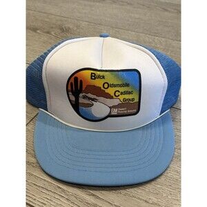 Vintage 80s 90s‎ GM Desert Proving Ground Mesh Trucker Hat Red Cap Mesa, AZ